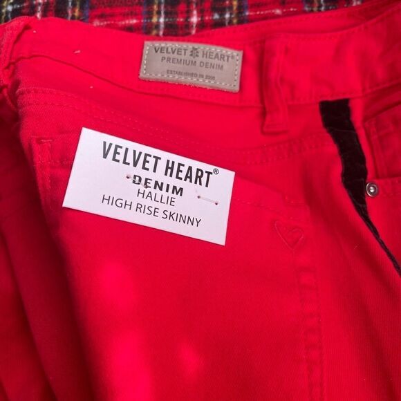 NWT Velvet Heart Hallie High Rise Skinny Denim Size 25 - Picture 10 of 16